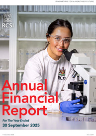 cover image for RCSI Annual Financial Report 2024-2025