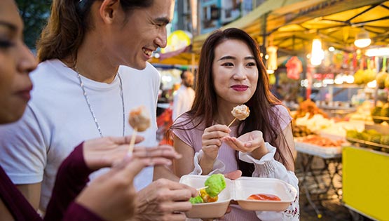 Nightmarket in Kuala Lumpur