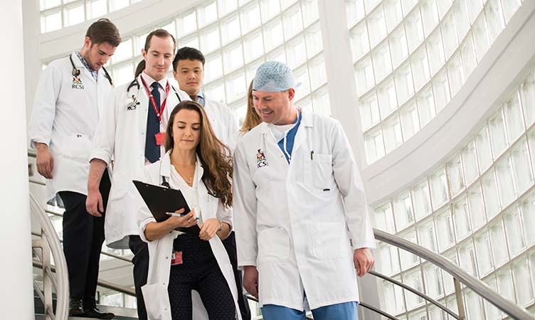 Students in hospital