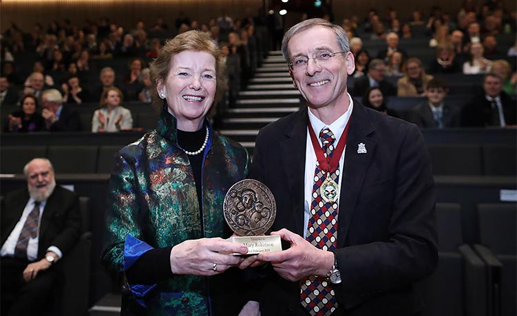Emily Winifred Dickson Award winner Mary Robinson