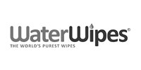 Waterwipes logo black and white