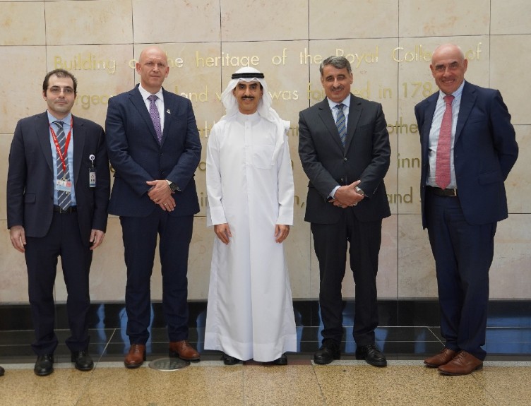 His Excellency Ambassador of Kuwait with RCSI Medical University of Bahrain Executive Management