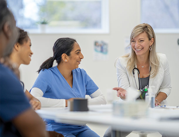 Group of healthcare professionals
