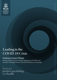 cover image for Leading in the COVID-19 Crisis by Prof. Ciaran O’Boyle