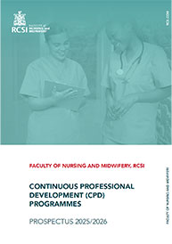 cover image for Faculty of Nursing and Midwifery CPD Prospectus 2025/26