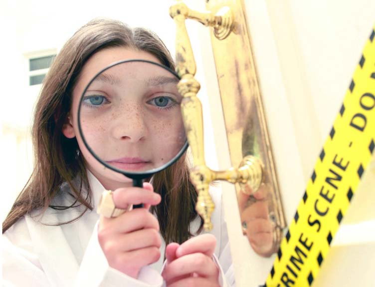 Primary school children become forensic detectives Primary school children become forensic detectives