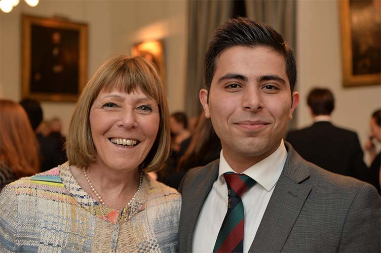 Prof. Mary Leader and Rafie Ebrahinighaei