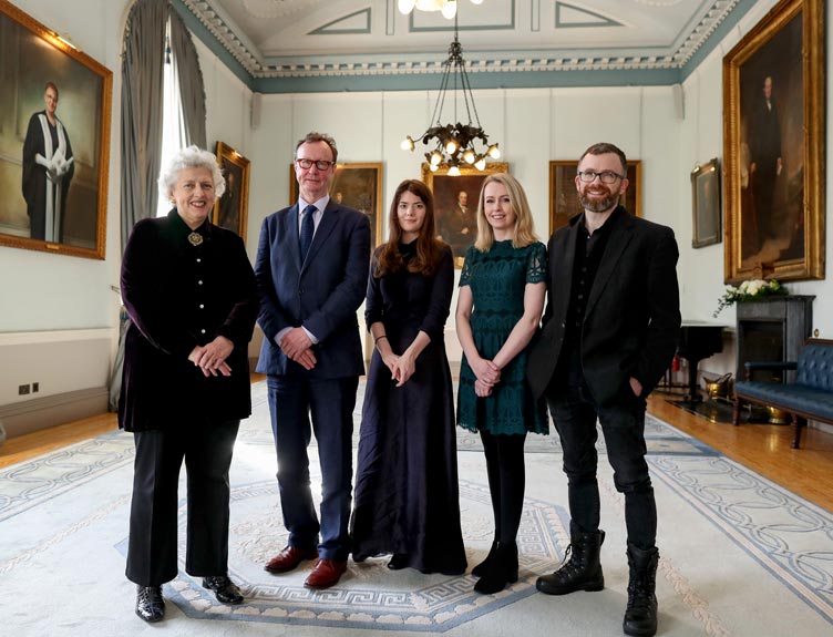 Benita Stoney, Mick O’Dea, Molly Judd, Catherine Creaney, Enda Griffin. These artists commemorated eight historical female leaders in healthcare as part of Women on Walls at RCSI in partnership with Accenture, a new landmark portrait collection which aims to enhance the visibility of female leaders in healthcare to inspire future generations.