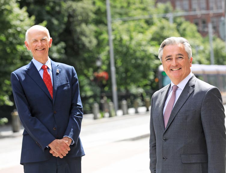 Prof. Cathal Kelly, RCSI CEO and Prof. Ciaran O’Boyle, Director of the Centre for Positive Psychology and Health