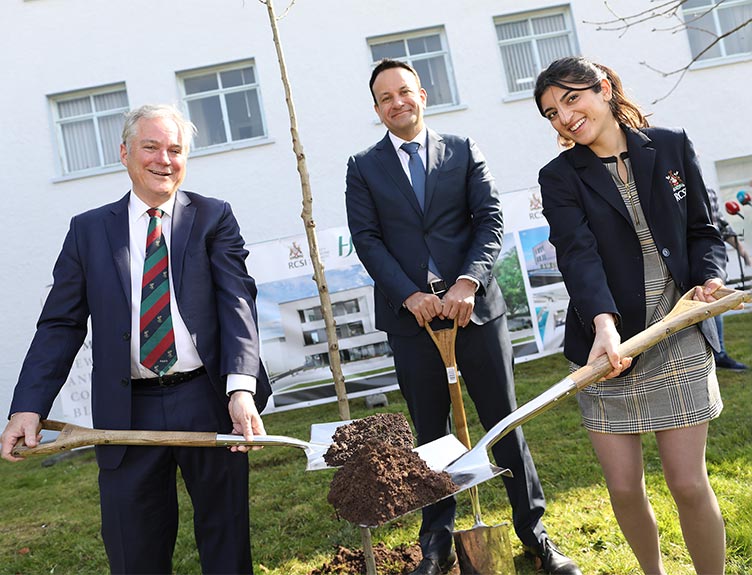 Sod turning event at Connolly Hospital