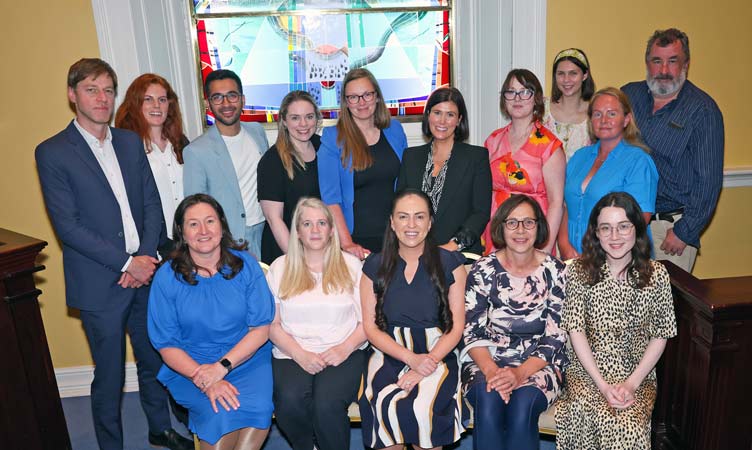 RCSI Education Innovation Award finalists pictured together indoors