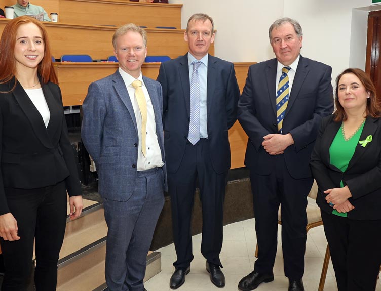 Speakers pose for a photo at the Standout Surgeon event