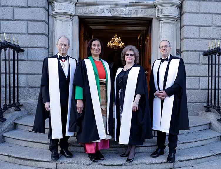 Honorary Fellowships 2024 Recipients of Honorary Fellowships of RCSI Faculty of Nursing and Midwifery (l-r): Professor Sir Michael Marmot, Dr Amelia Latu Afuhaamango Tuipulotu, Dr Diana-Loreta Păun and Dr Hans Henri P. Kluge.
