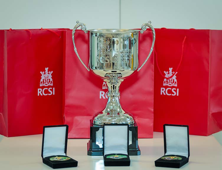 Trophies and medals at the National Intercollegiate Surgical Skills Competition 2024