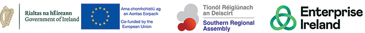 Four industry logo on single white strip