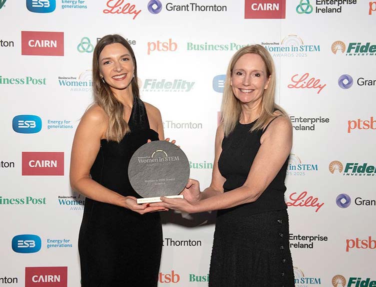 Women in STEM Award presented to winner at ceremony