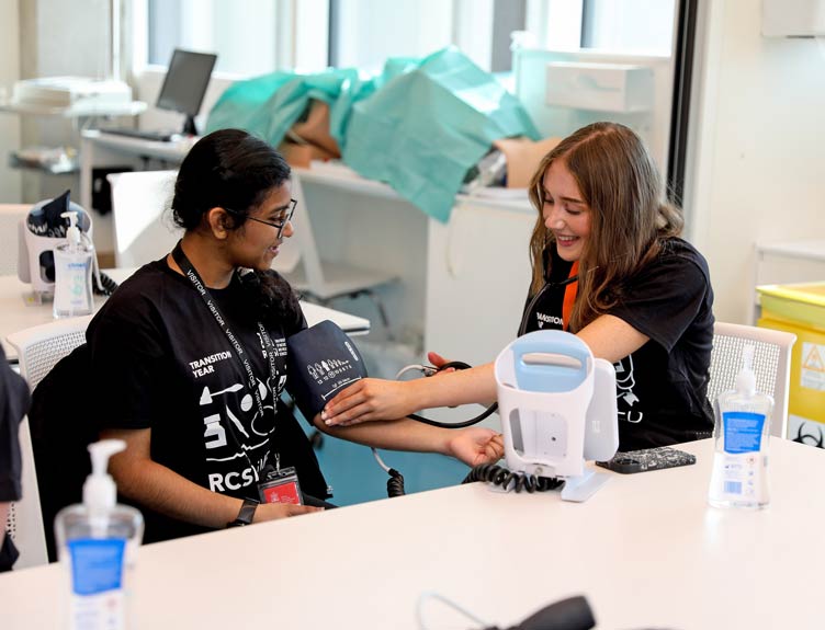 Transition Year students interact at 2026 RCSI MiniMed Programme
