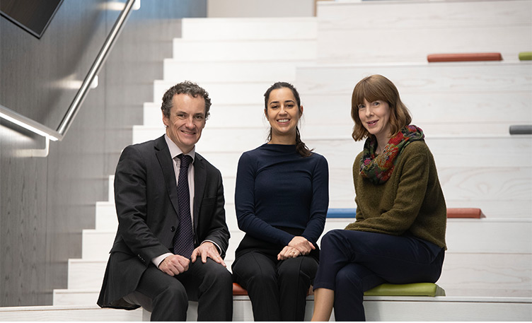 Professor Seamus Looby, Dr Sophie Sabherwal and Dr Elizabeth Costelloe
