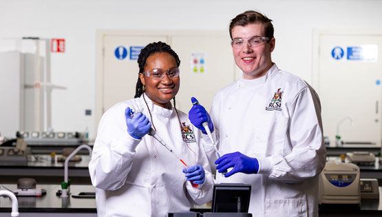 Advanced Therapeutic Technologies students smiling