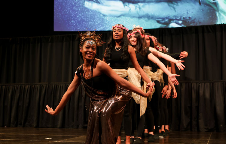 Dancers at International Night 2022