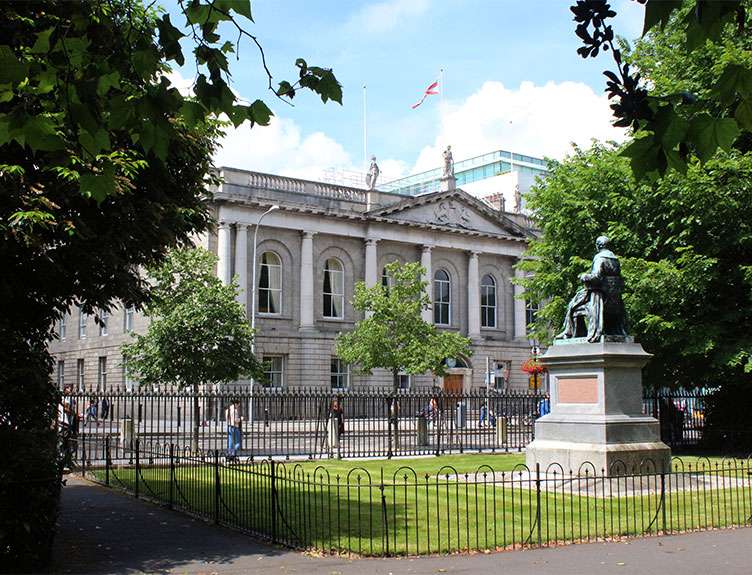 View of RCSI from St Stephen's Green