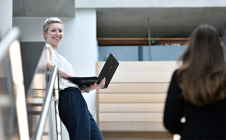 RCSI staff member in ERC Beaumont