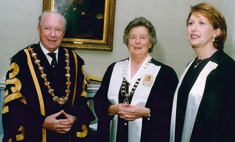 Mary McAleese conferring
