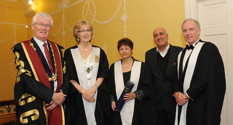 Prof Rowaida Al-Ma Aitah conferring