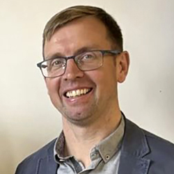 Head and shoulders shot of Gerard Molloy