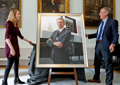 Painting of Ken Mealy