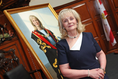 Painting of Laura Viani