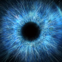 Human eye abstract