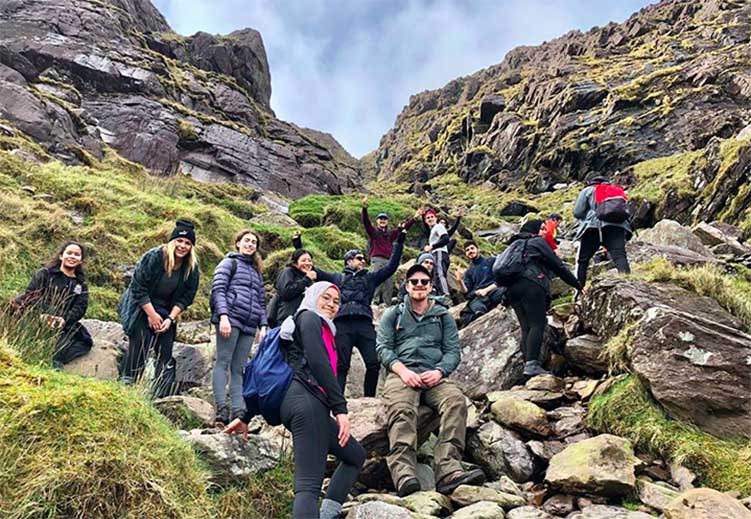 climbing trip to Carrauntoohil