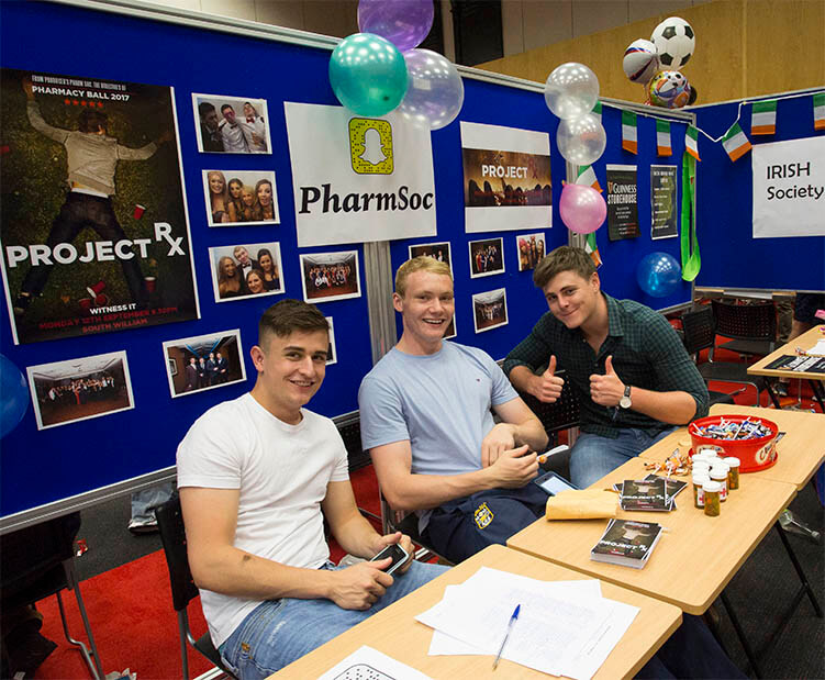 Pharm soc at Clubs and Socs signup day
