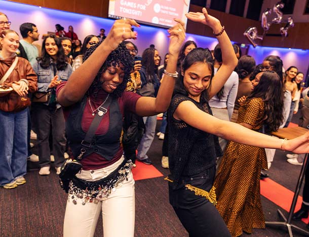 RCSI students dancing