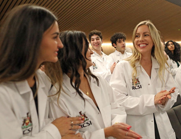 RCSI students in White Coats