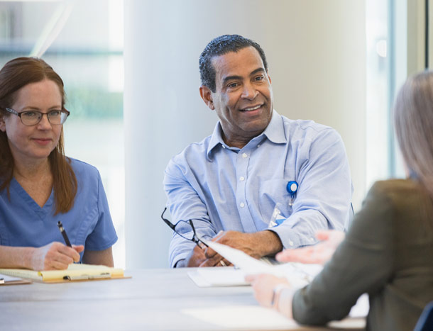 Hospital management meeting