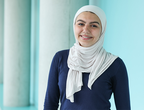 Headshot of Salma Abu Dahab, RCSI Phamacy student.