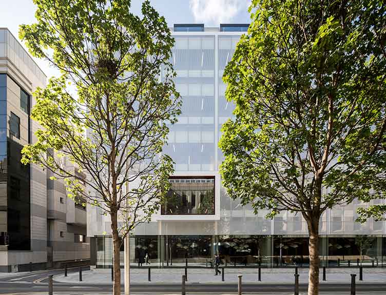 External of 26 York Street in summer