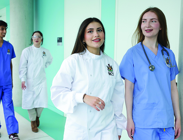 Pharmacy and Med students in York Street