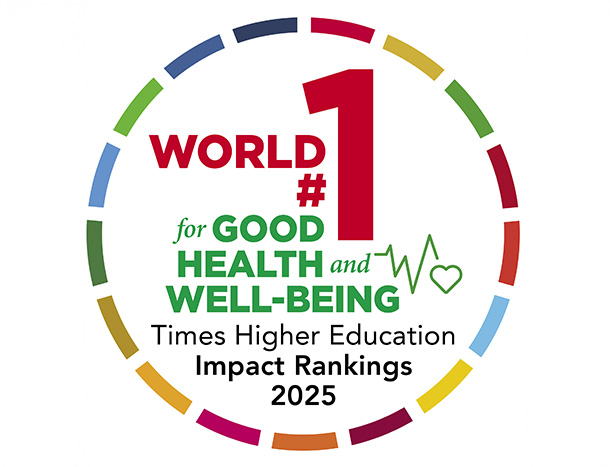 RCSI World Number 1 for Good Health and Well-being 2025 logo
