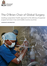 cover image for The O’Brien Chair of Global Surgery