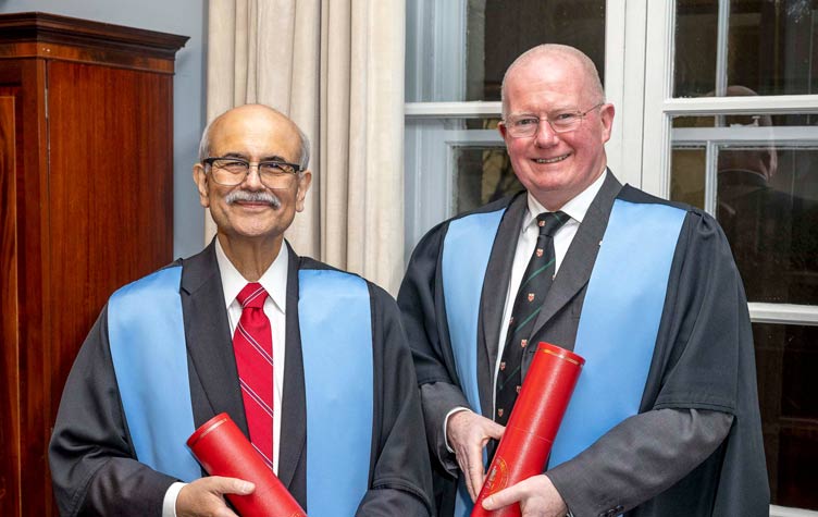 Honorary Fellows Dr Ajit K. Sachdeva and Dr Vivian McAlister
