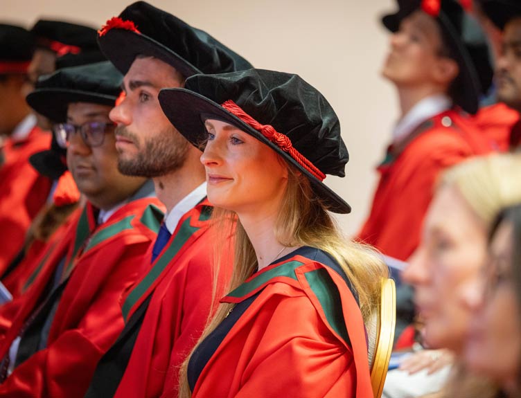 Higher Degree Conferring Smiling at university conferring