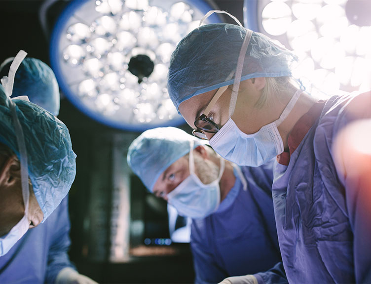 Surgeons in theatre